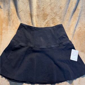 Free People Black Women's Skirt